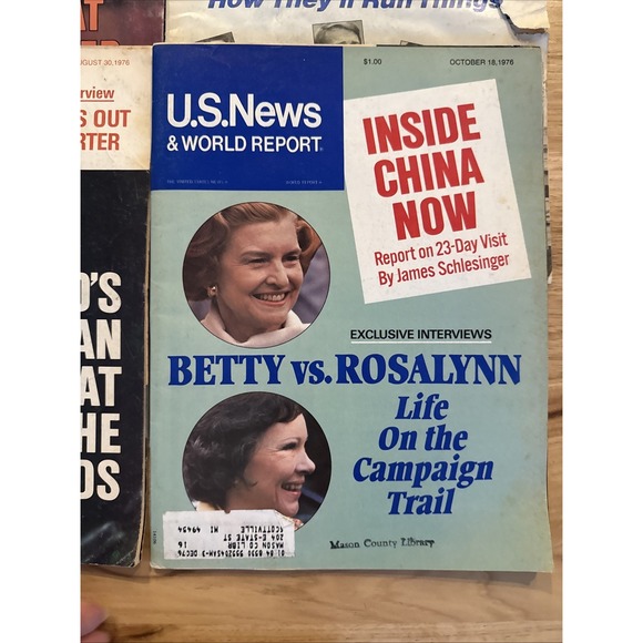 Vintage 1976 US NEWS & World Report Weekly Magazine Lot of 18 - Picture 4 of 16